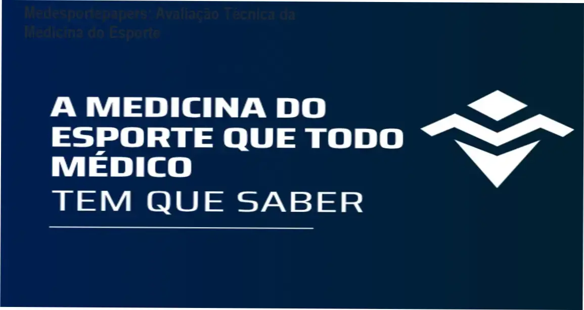Capa do curso Medesportepapers de Medicina do Esporte para médicos