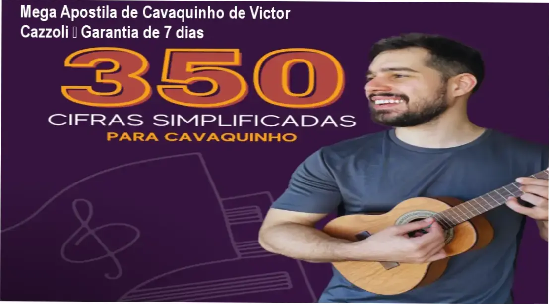 Mega Apostila de Cavaquinho de Victor Cazzoli – compra segura e acesso oficial