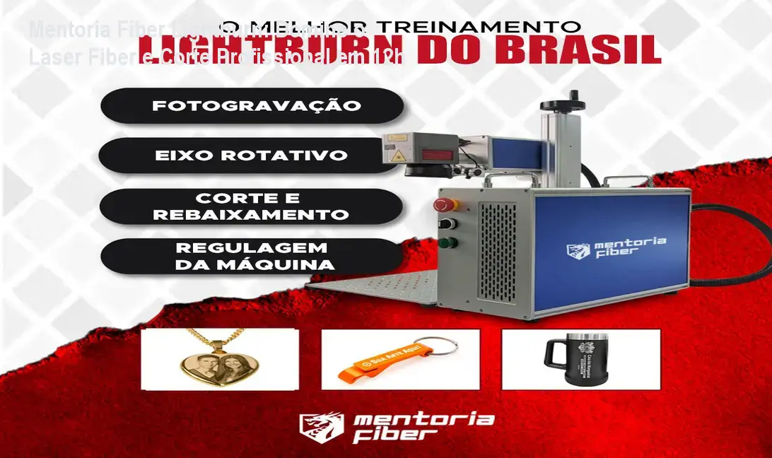 Alunos usando a mentoria Lightburn para configurar cortes precisos em um laser fiber