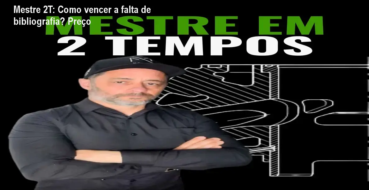 Aluno estudando o curso Mestre em 2 tempos para preparação avançada de motores 2T