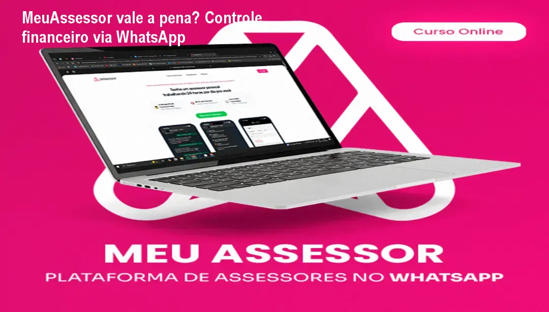 meu assessor controle financeiro via whatsapp ia MeuAssessor vale a pena? Controle financeiro via WhatsApp Interface do serviço MeuAssessor sendo utilizado pelo WhatsApp para registrar gastos e lembretes diários