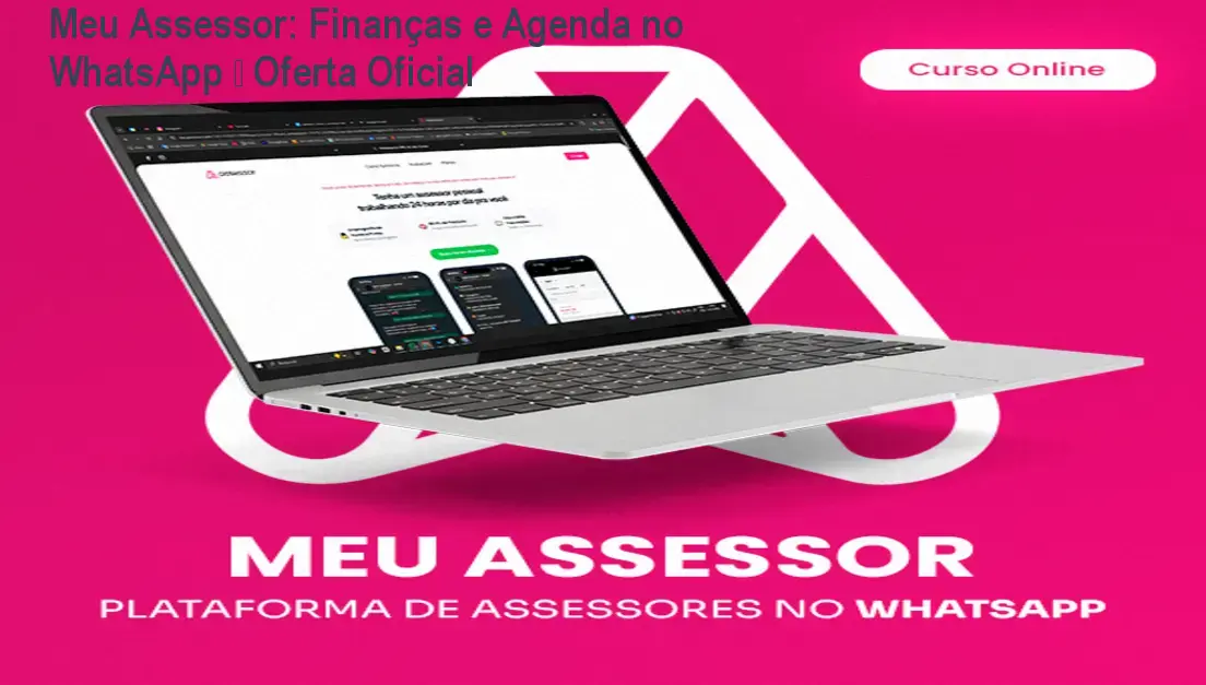 meu assessor whatsapp financas agenda desconto Meu Assessor: Finanças e Agenda no WhatsApp – Oferta Oficial Tela de conversa no WhatsApp mostrando o Meu Assessor registrando despesas e lembretes de compromissos.