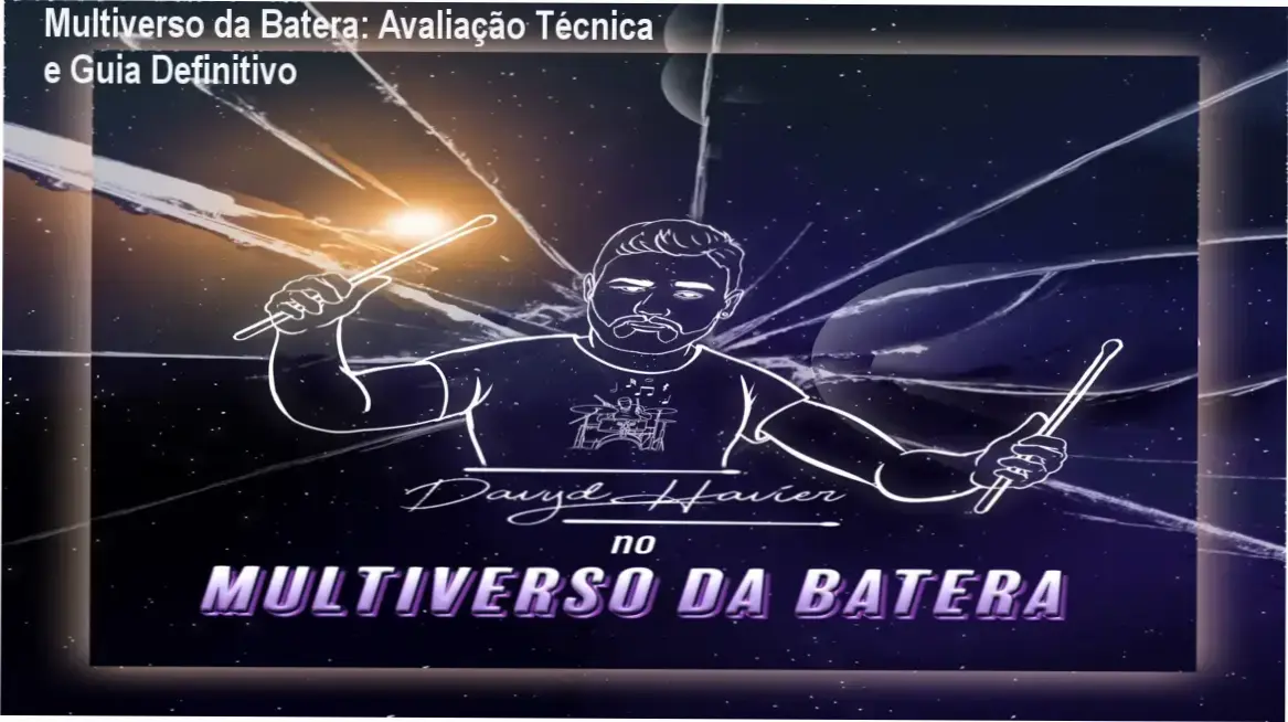 Tela do curso Multiverso da Batera mostrando aulas práticas de bateria