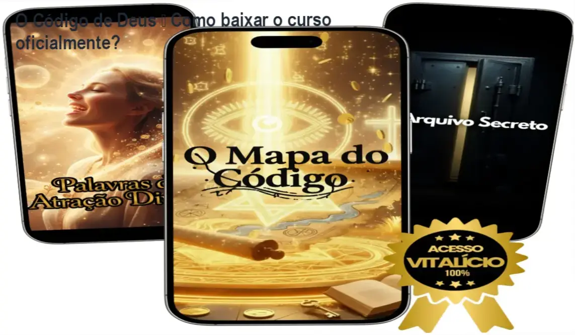 Página de download oficial do curso O Código de Deus com acesso vitalício