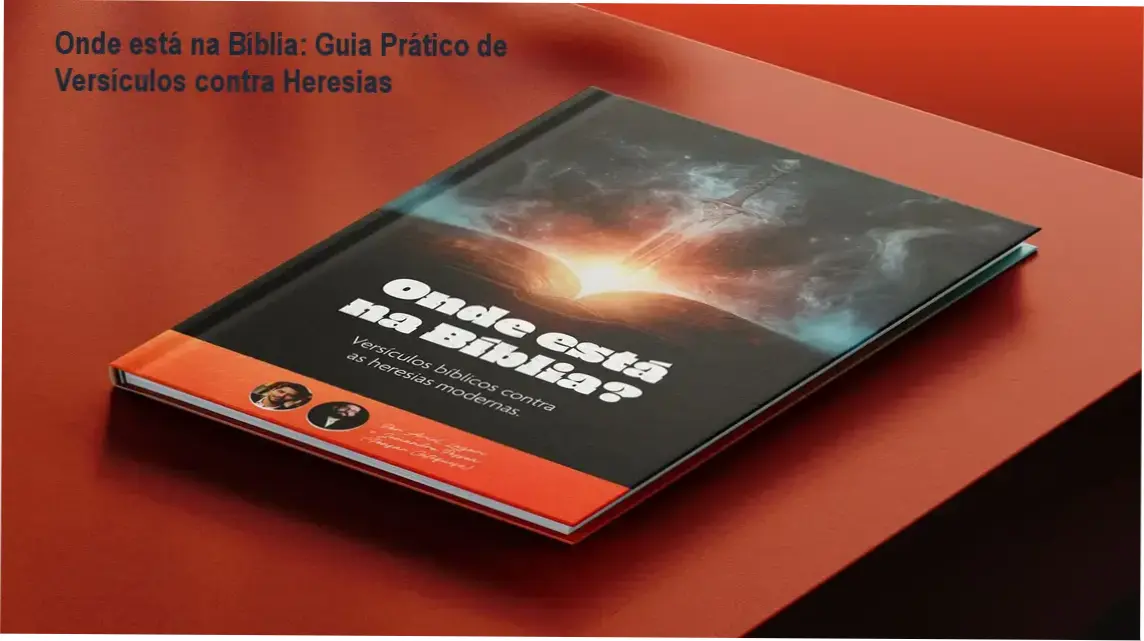 Capa do eBook Onde está na Bíblia mostrando versículos para apologética católica