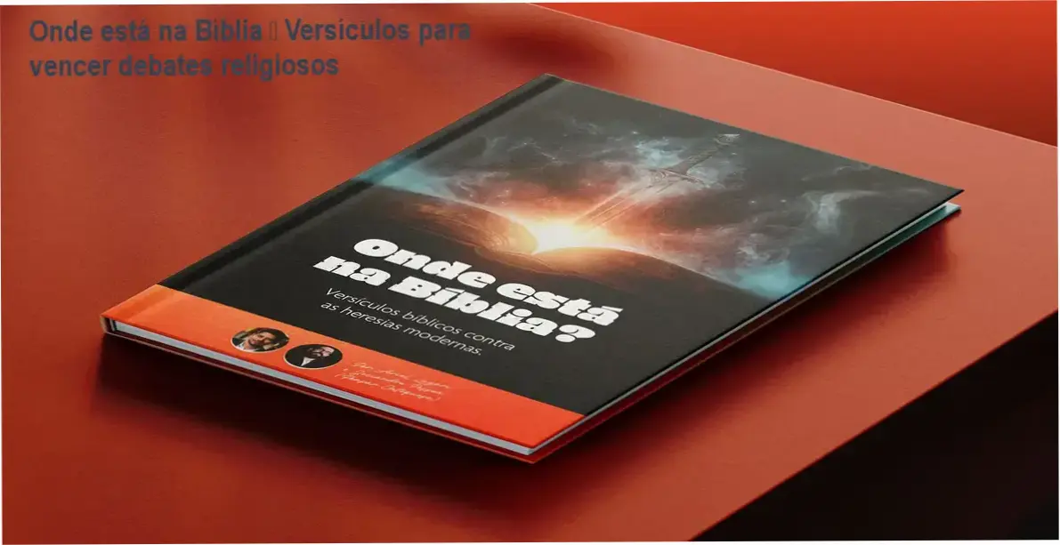 Capa do eBook Onde está na Bíblia com versículos para debates religiosos