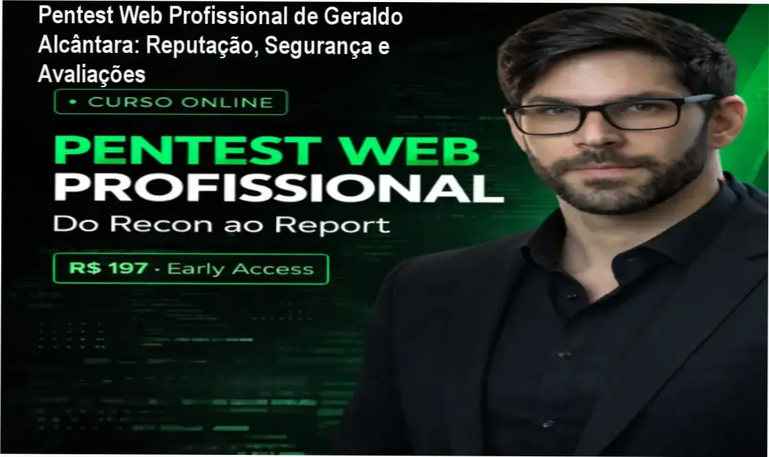 Pentest Web Profissional de Geraldo Alcântara reputação, segurança e confiabilidade