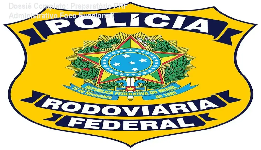 Capa do e-book Preparatório PRF Administrativo Foco com destaque para simulados e questões comentadas