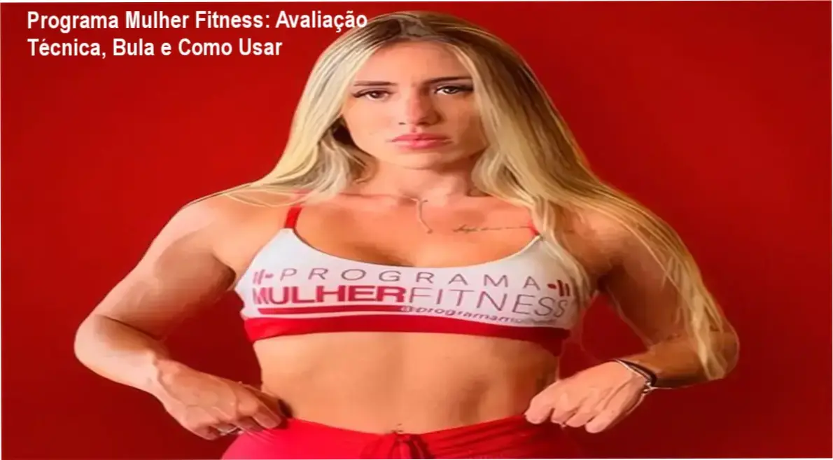 Tela do aplicativo Programa Mulher Fitness mostrando treinos e plano alimentar