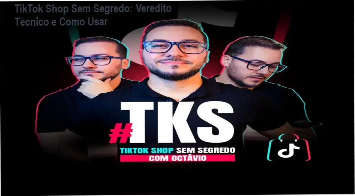 Tela do curso Ecossistema TKS mostrando estratégias de vendas orgânicas no TikTok Shop