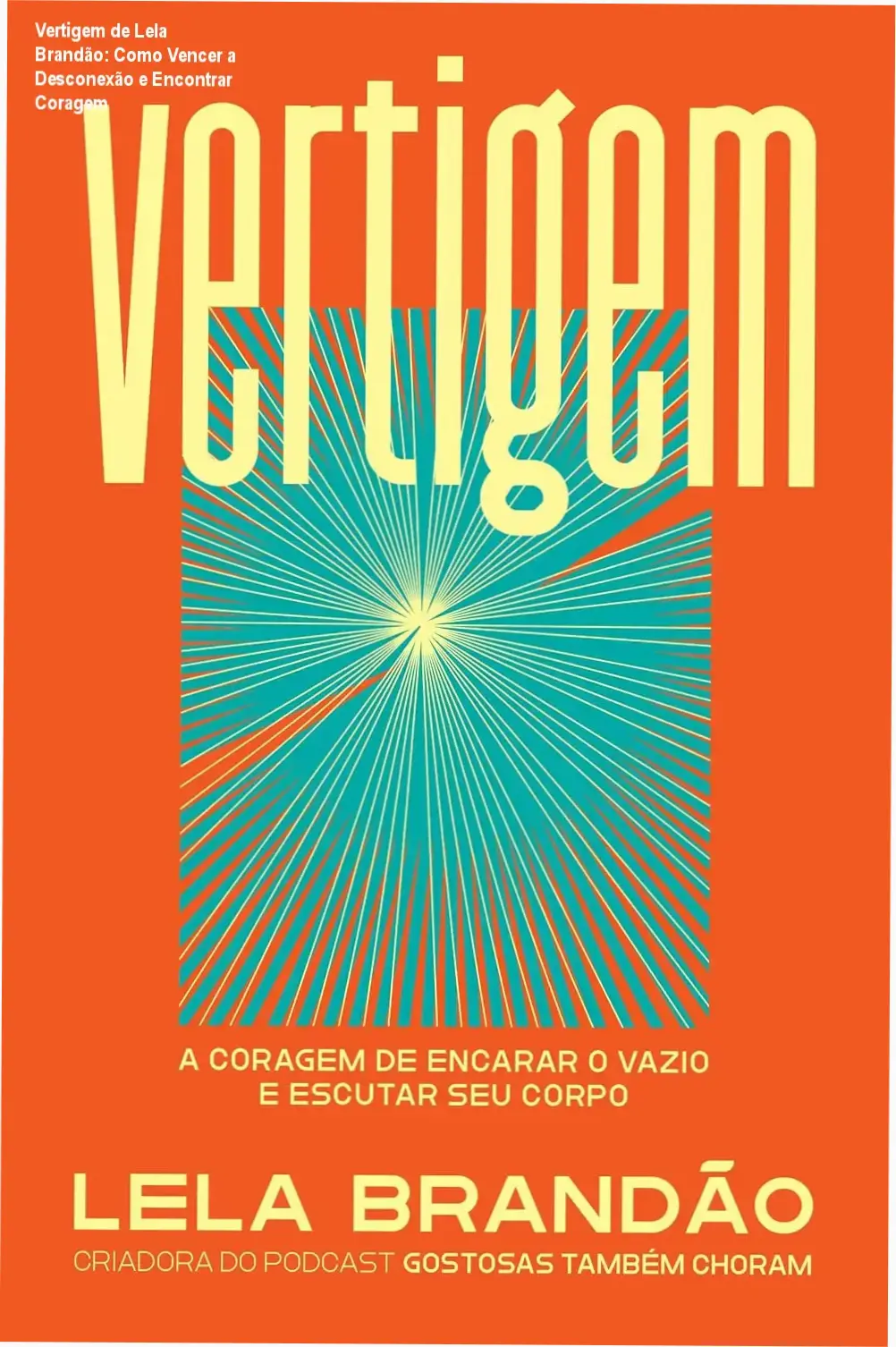 Capa do livro Vertigem de Lela Brandão com selo de desconto