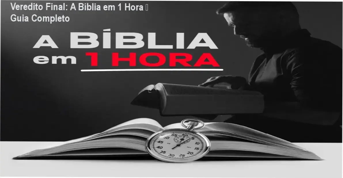 a biblia em 1 hora panorama biblico Veredito Final: A Bíblia em 1 Hora – Guia Completo Mapa mental da Bíblia mostrando conexão entre Gênesis e Apocalipse em 60 minutos