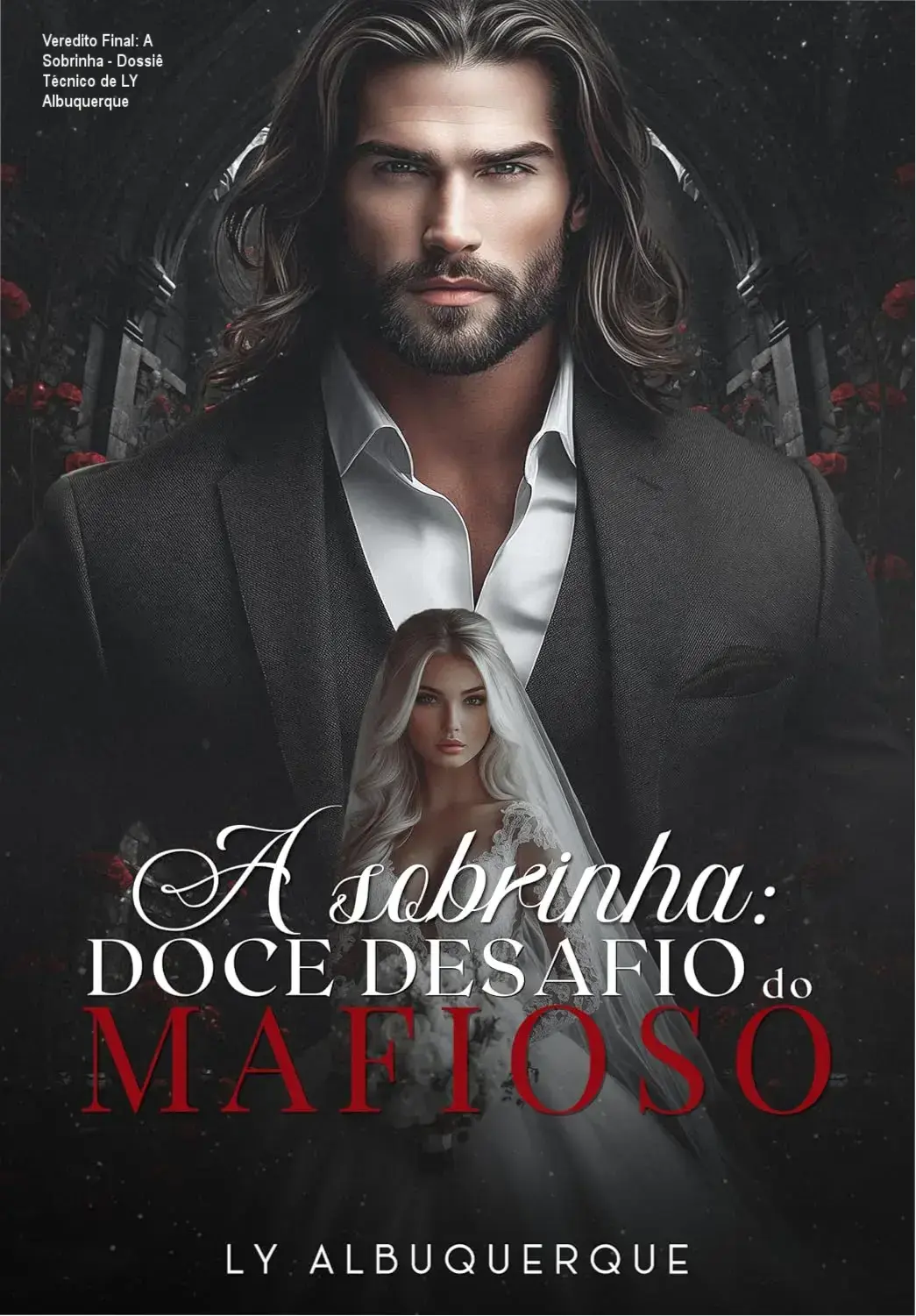 Capa do livro A Sobrinha de LY Albuquerque destacando a estética de romance de máfia