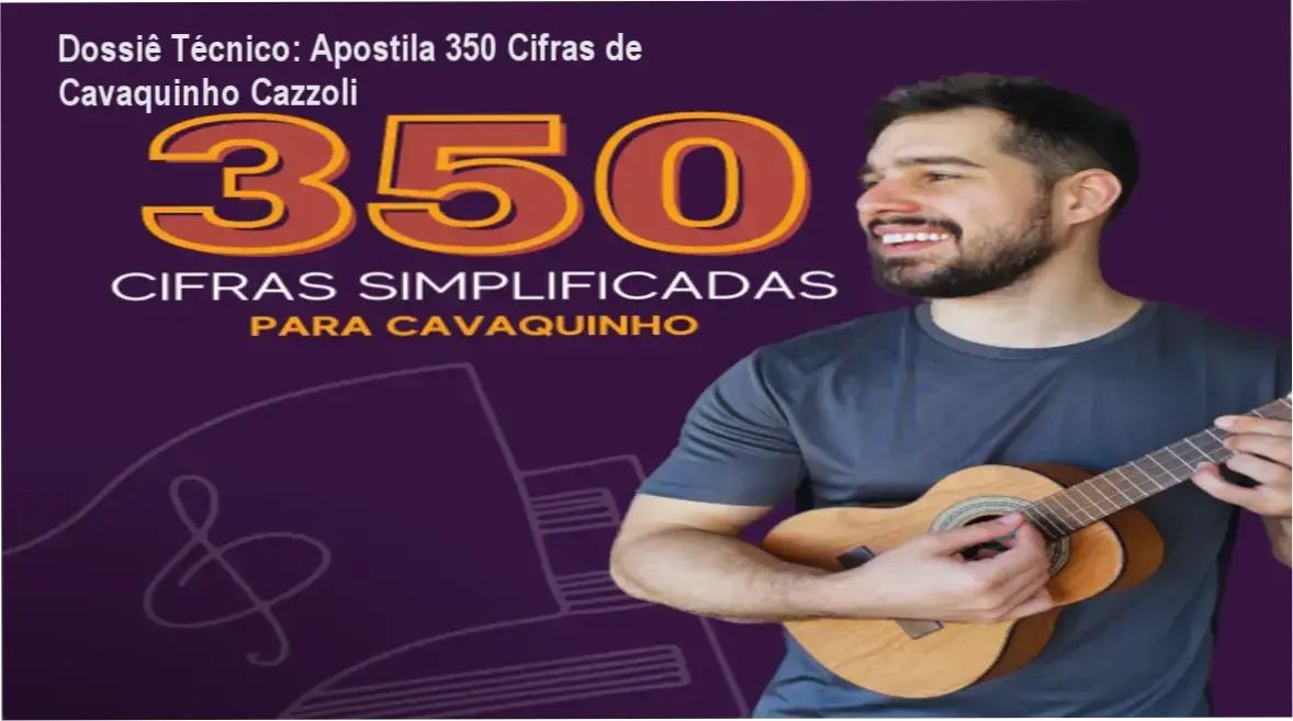 apostila 350 cifras cavaquinho victor cazzoli por dentro Dossiê Técnico: Apostila 350 Cifras de Cavaquinho Cazzoli Visão interna da Apostila de Cavaquinho do Victor Cazzoli mostrando o sistema de Cifras em Tabela