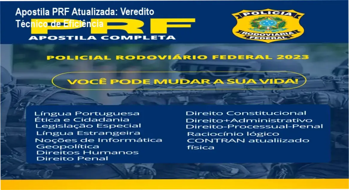 apostila prf alison more por dentro Apostila PRF Atualizada: Veredito Técnico de Eficiência Apostila PRF de Alison More: visão interna do conteúdo e guia de estudos