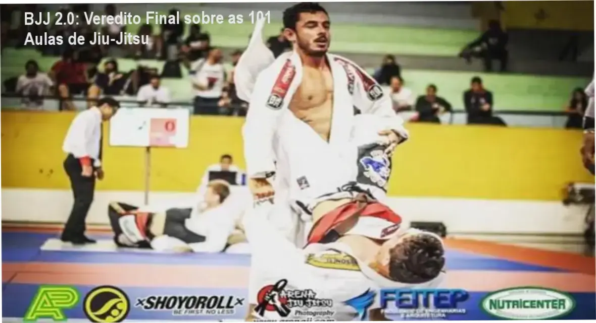 Visão geral do curso BJJ 2.0 com foco na estrutura das 101 aulas de Jiu-Jitsu