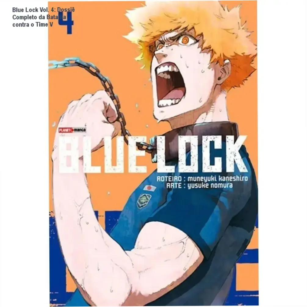 Blue Lock Vol. 4 de Yusuke Nomura: visão interna e detalhes da edição