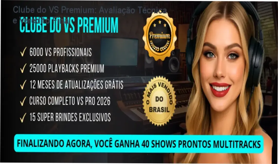 clube do vs premium multitracks reaper Clube do VS Premium: Avaliação Técnica e Veredito Final Interface do software Reaper com canais de multitracks do Clube do VS Premium para shows ao vivo