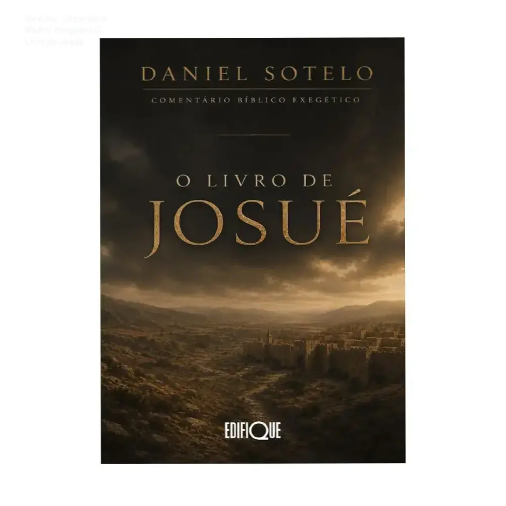 Capa do Comentário Bíblico Exegético O Livro de Josué de Daniel Sotelo
