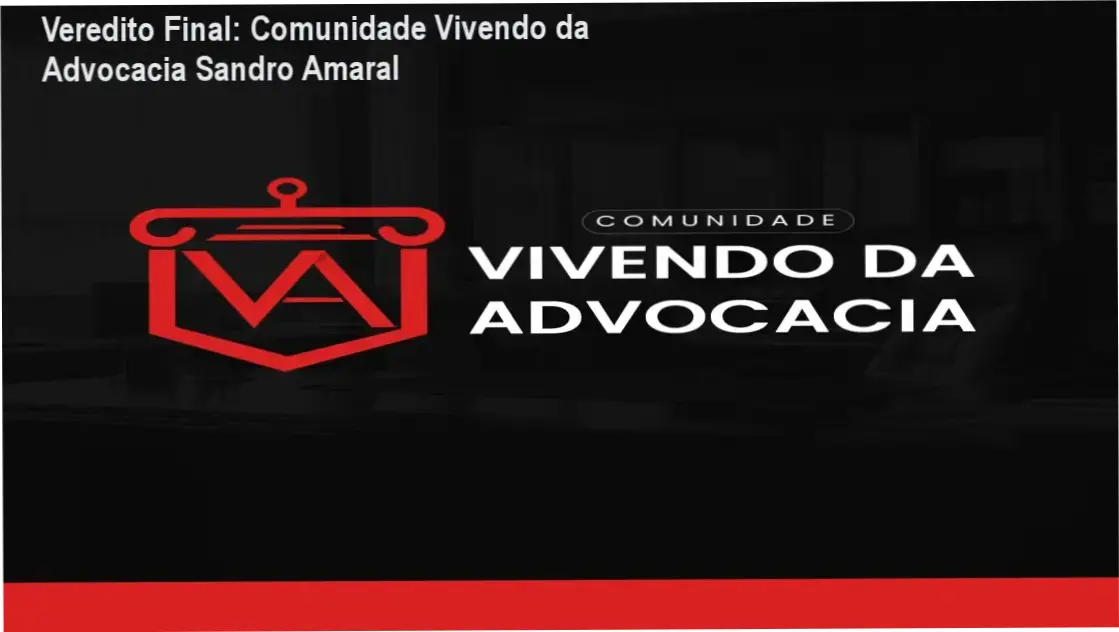 comunidade vivendo da advocacia pratica juridica Veredito Final: Comunidade Vivendo da Advocacia Sandro Amaral Interface da Comunidade Vivendo da Advocacia apresentando modelos de petições e aulas de prática jurídica