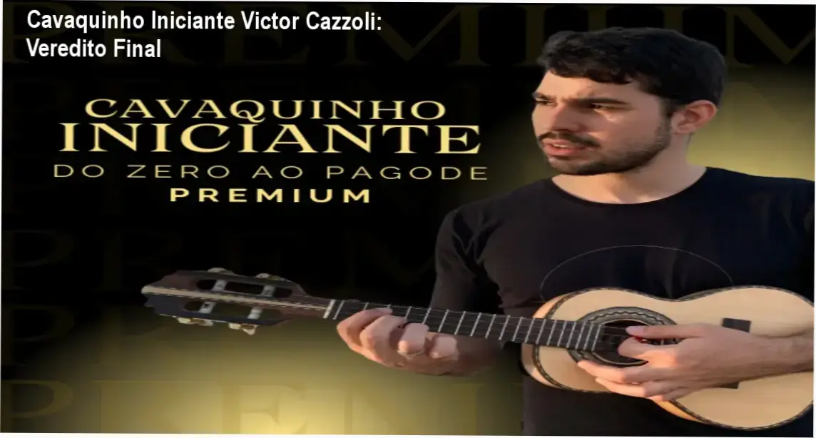 Estudante praticando cavaquinho utilizando o método do Victor Cazzoli para iniciantes