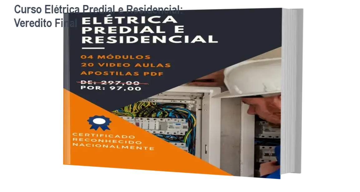 Estudante analisando diagrama elétrico no Curso Elétrica Predial e Residencial da CTGP