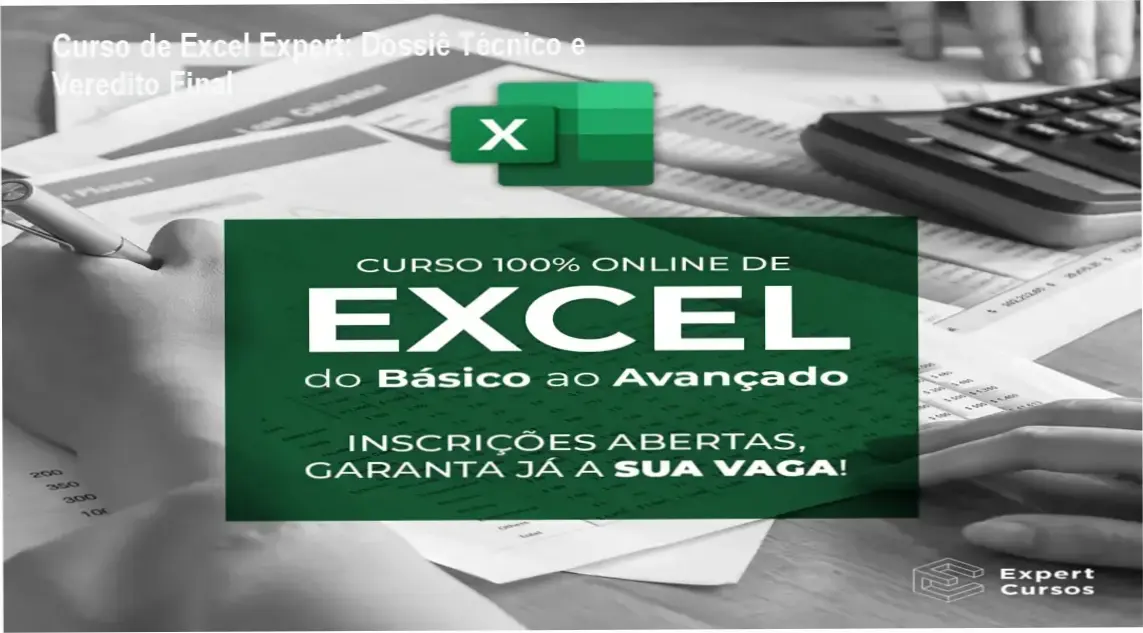 Interface de dashboard avançado de Excel exemplificando a metodologia do Curso de Excel Expert
