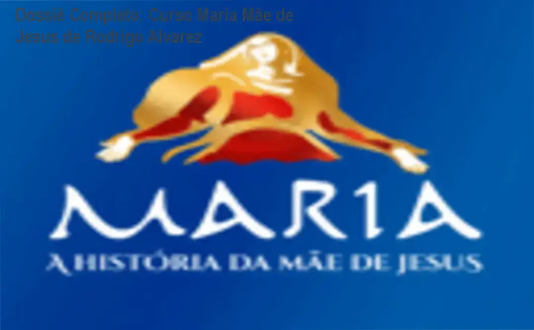 Interface do curso Maria a História da Mãe de Jesus com foco em rigor histórico e cinematográfico