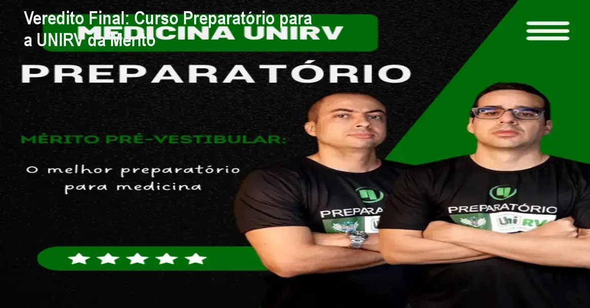 Curso Preparatório para a UNIRV da Mérito Acompanhamento Escolar: visão interna da plataforma e materiais