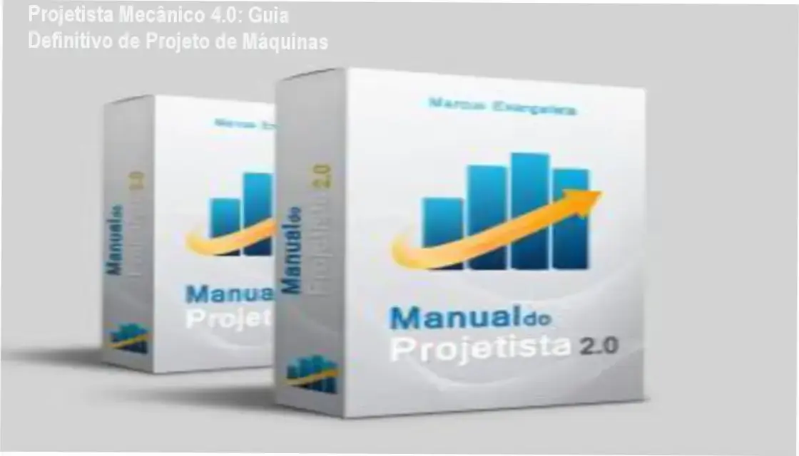 Interface do curso Projetista Mecânico 4.0 demonstrando a metodologia de criação de máquinas industriais