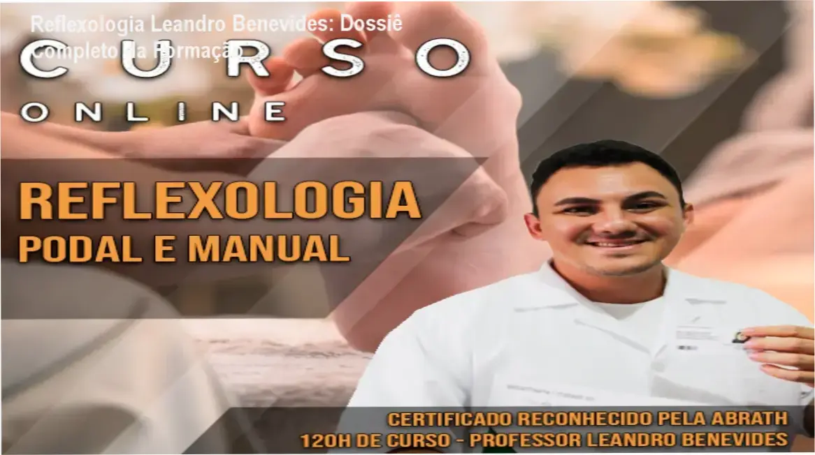 curso reflexologia leandro benevides profissionalizante Reflexologia Leandro Benevides: Dossiê Completo da Formação Especialista Leandro Benevides aplicando técnicas de reflexologia podal profissional