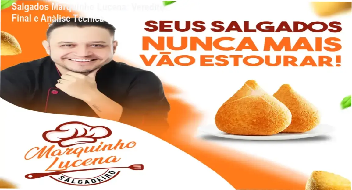 Detalhes da produção de salgados profissionais utilizando o método de Marquinho Lucena para evitar estouros na fritura