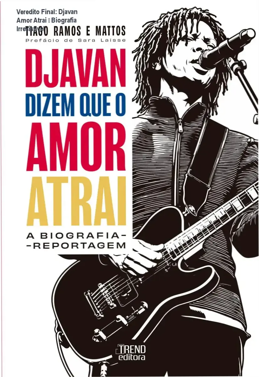 Capa da biografia Djavan Dizem que o amor atrai, ediçao capa comum 2026, destaque para design elegante e conteudo poetico