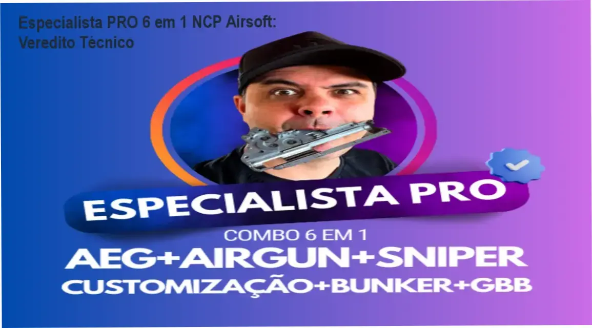 Equipamentos de airsoft e ferramentas de precisão para manutenção técnica do curso NCP Airsoft