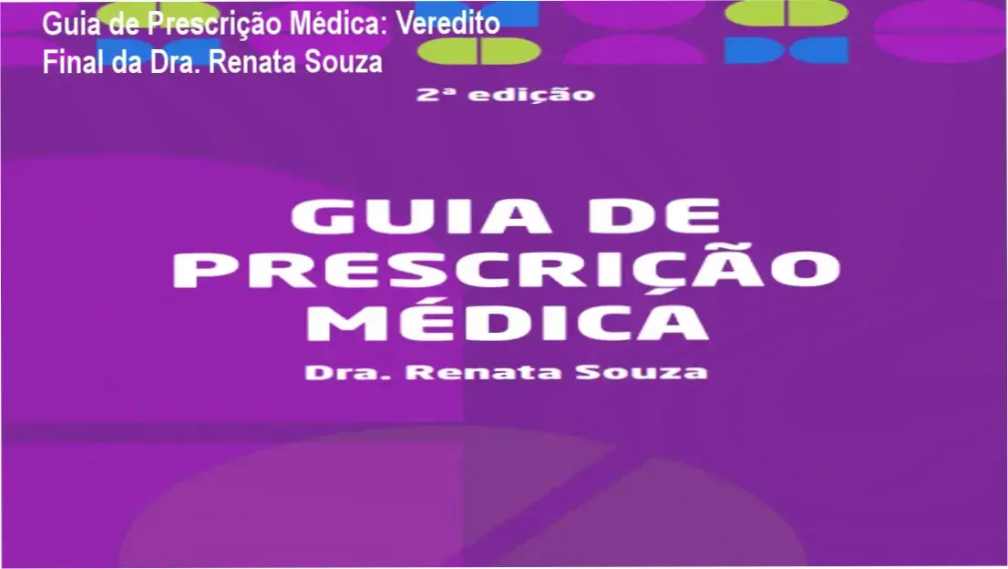 Manual digital Guia de Prescrição Médica da Dra. Renata Souza para consulta rápida em plantões