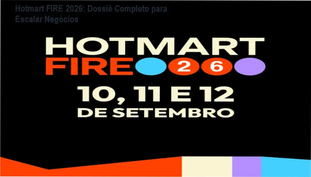 Ambiente imersivo do Hotmart FIRE 2026 com palcos de palestras e networking de alto nível