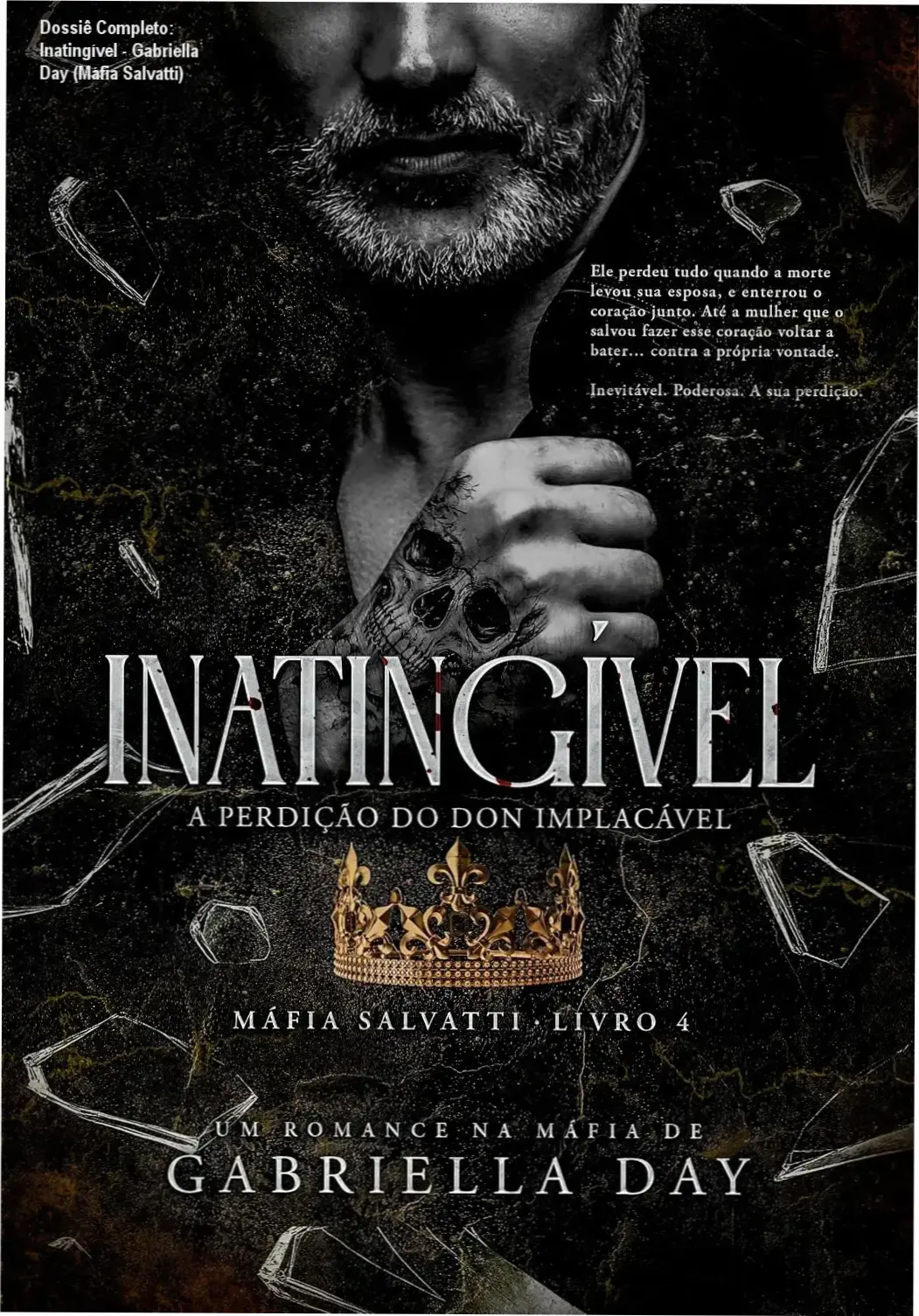Capa do livro Inatingível de Gabriella Day apresentando a temática de romance de máfia