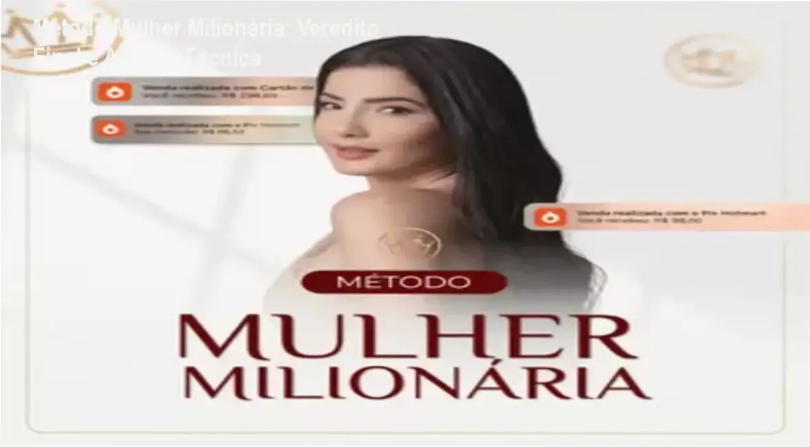 Interface do curso Método Mulher Milionária de Mikaele Gomes focado em marketing digital pelo celular