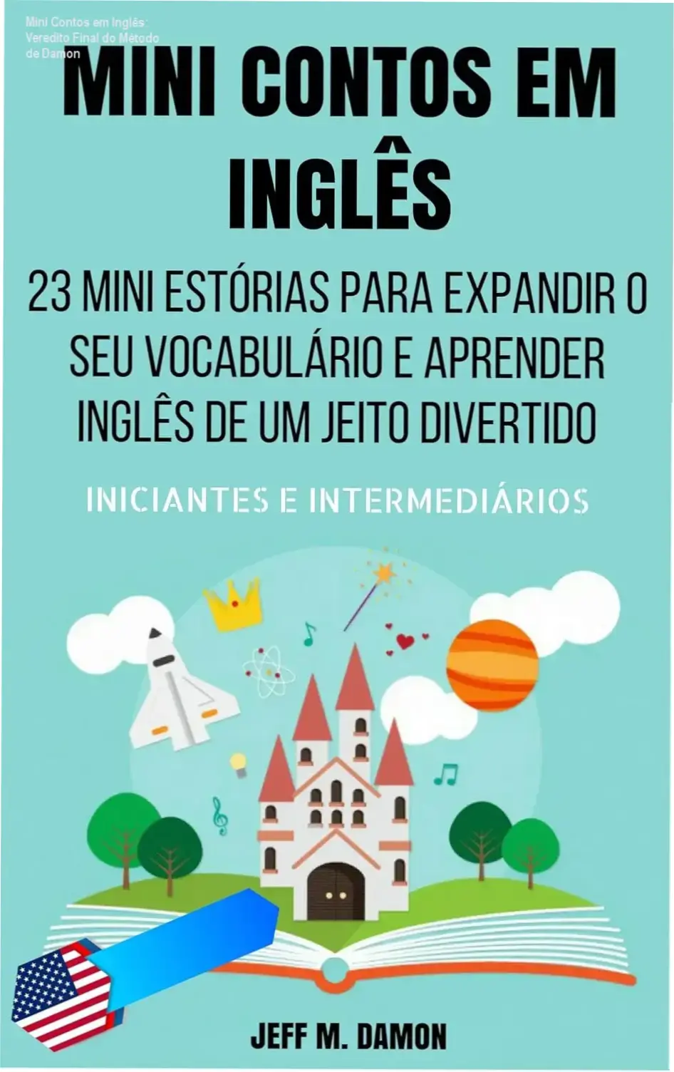 eBook Mini Contos em Inglês para Iniciantes de Jeff M. Damon em dispositivo Kindle