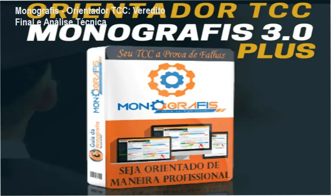 Interface da plataforma Monografis demonstrando a estruturação de TCC nas normas ABNT