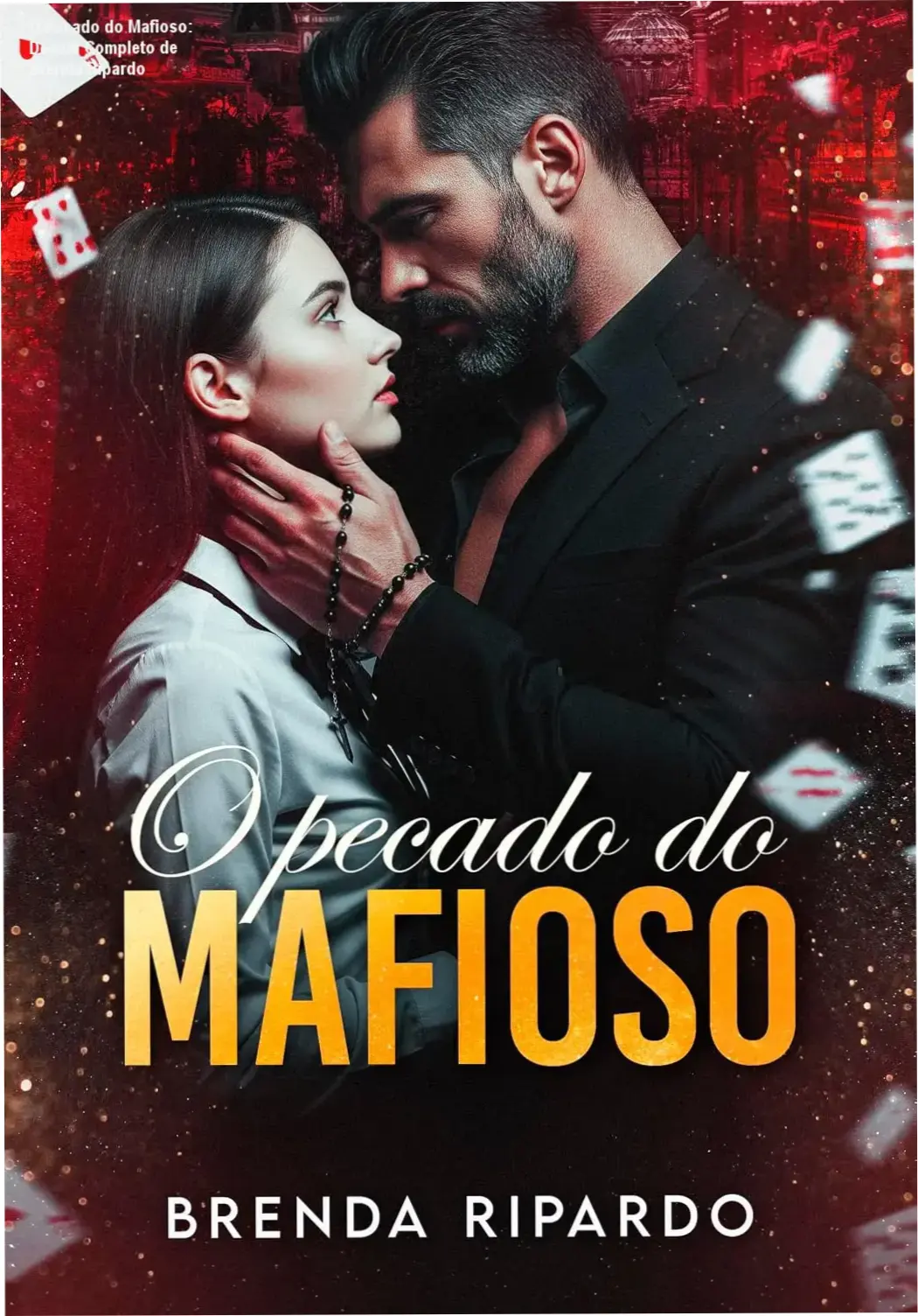 Capa do livro O Pecado do Mafioso de Brenda Ripardo evocando suspense e romance