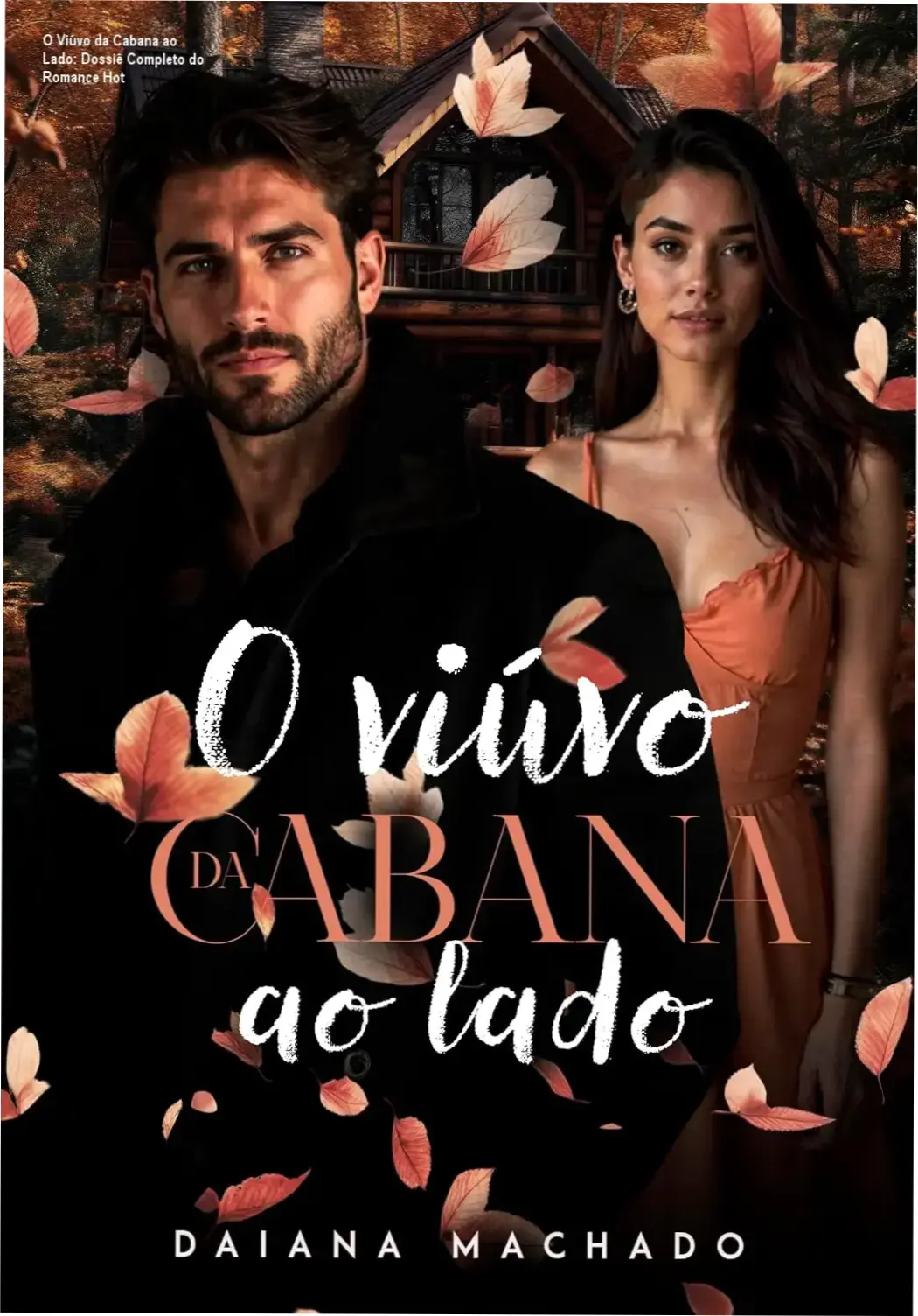 Capa do eBook O Viúvo da Cabana ao Lado de Daiana Machado com estética de romance cowboy