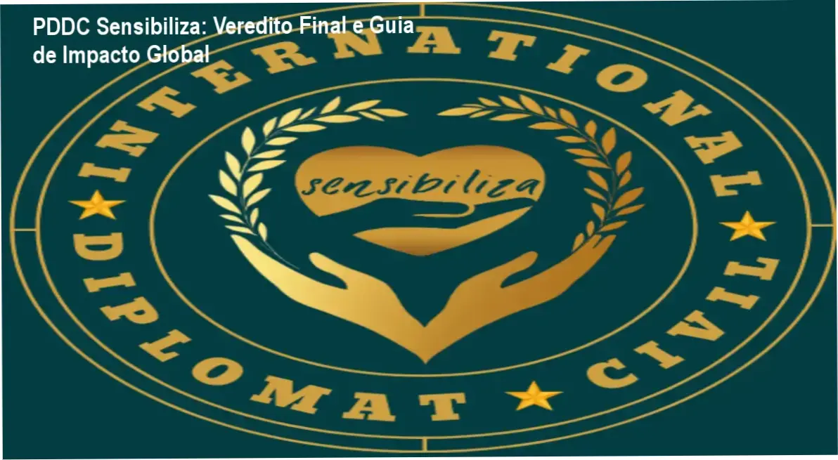 Líder executivo em formação de Diplomacia Civil Internacional pelo programa PDDC Sensibiliza