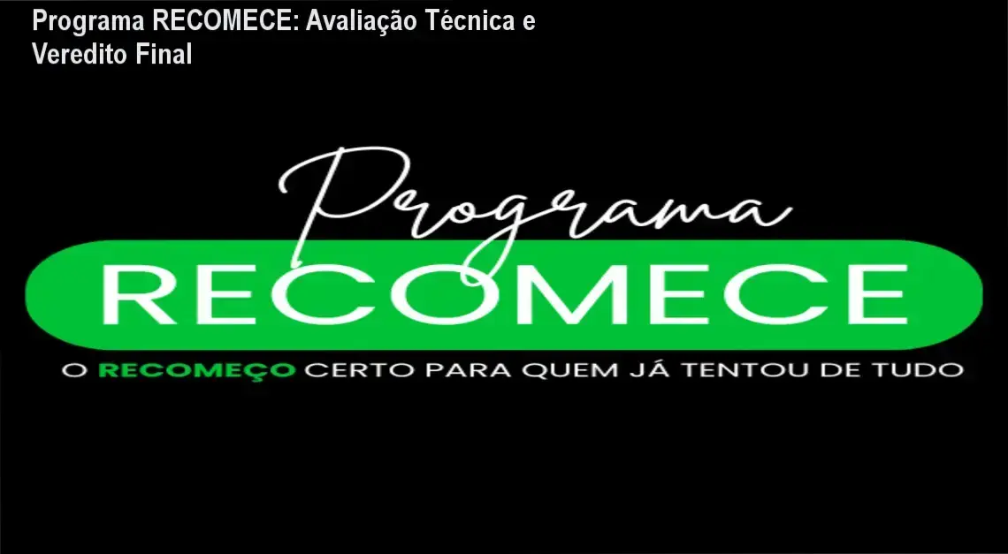 programa recomece reprogramacao metabolica pos bariatrica Programa RECOMECE: Avaliação Técnica e Veredito Final Capa do Programa RECOMECE mostrando metodologia de 4 pilares para reativar emagrecimento pós-cirurgia bariátrica