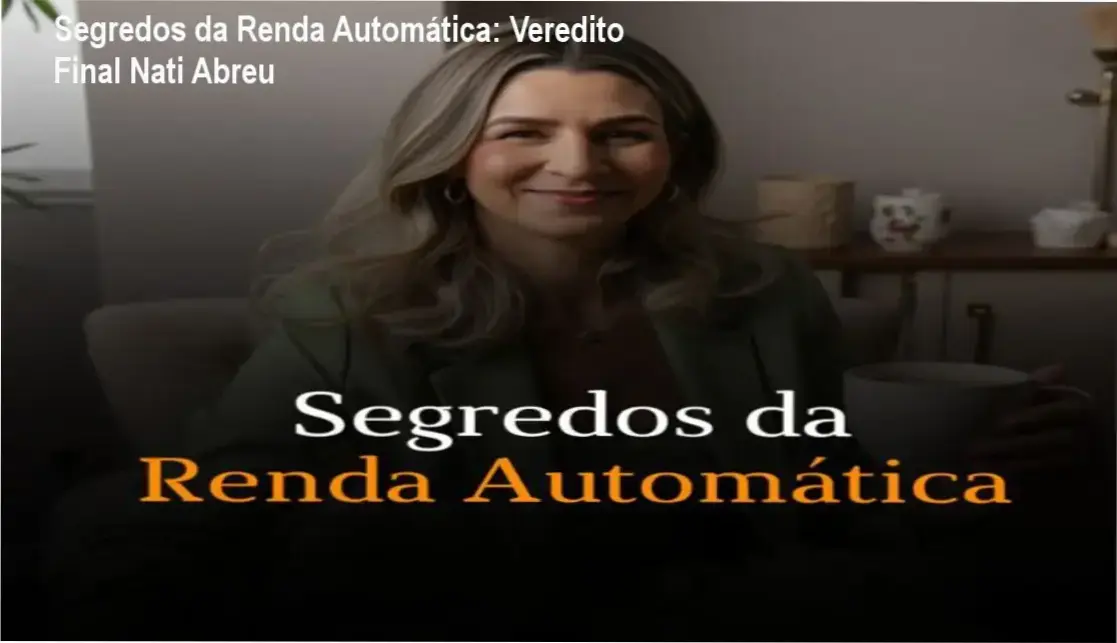 Interface do treinamento Segredos da Renda Automática de Nati Abreu focado em IA e vendas digitais