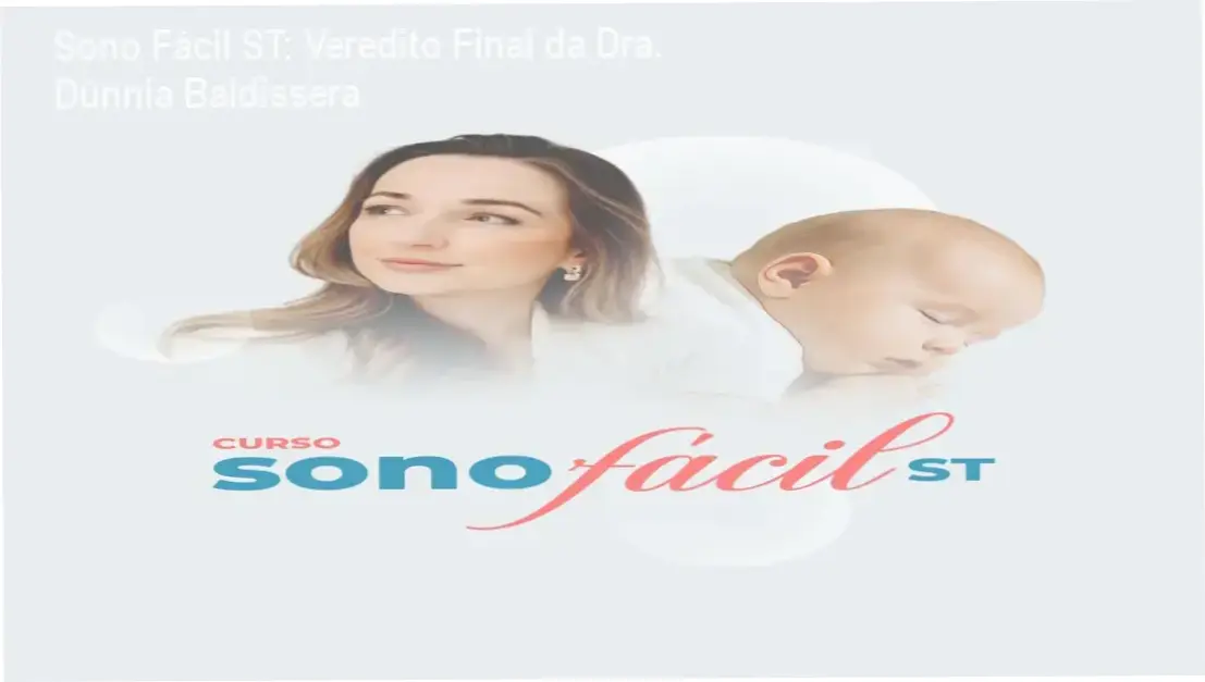 Bebê dormindo tranquilamente aplicando os métodos do curso Sono Fácil ST da Dra. Dúnnia Baldissera