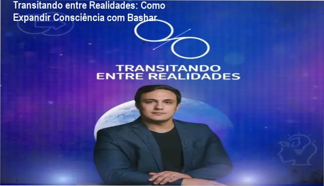 Lucas Naves conduzindo mentoria Transitando entre Realidades sobre sistema de pensamentos do Bashar