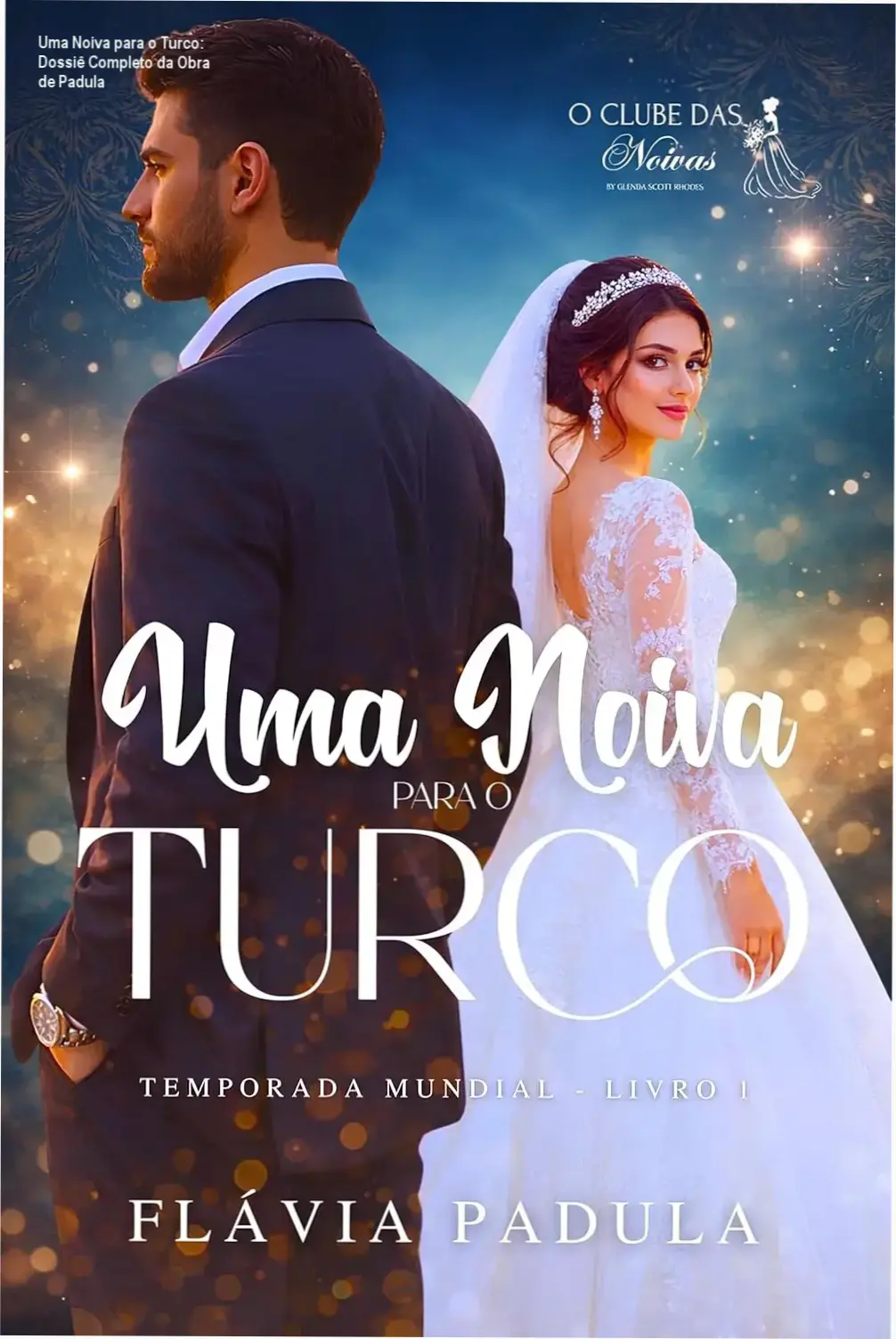 Capa do livro Uma Noiva para o Turco de Flávia Padula em detalhe