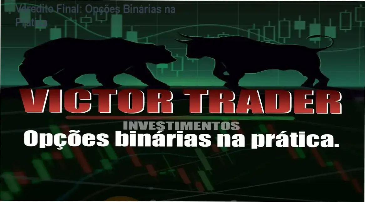 Ilustração mostrando gráfico de opções binárias com estratégias de Price Action do curso de Victor de Oliveira Costa
