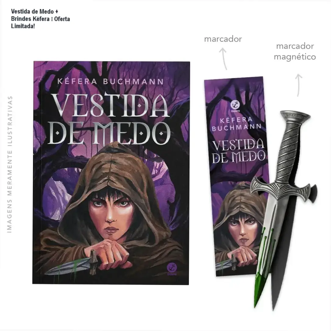 vestida de medo brindes kefera buchmann Vestida de Medo + Brindes Kéfera – Oferta Limitada! Capa do livro Vestida de Medo de Kéfera Buchmann com brinde exclusivo
